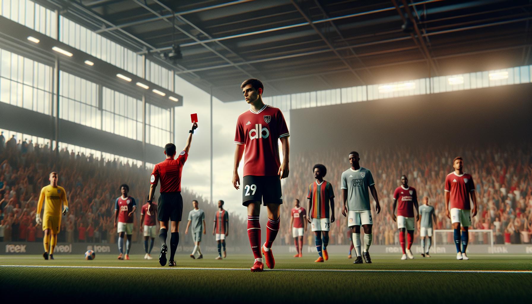 Tactical Impact ‌of⁣ a⁣ Red card ​on Teams