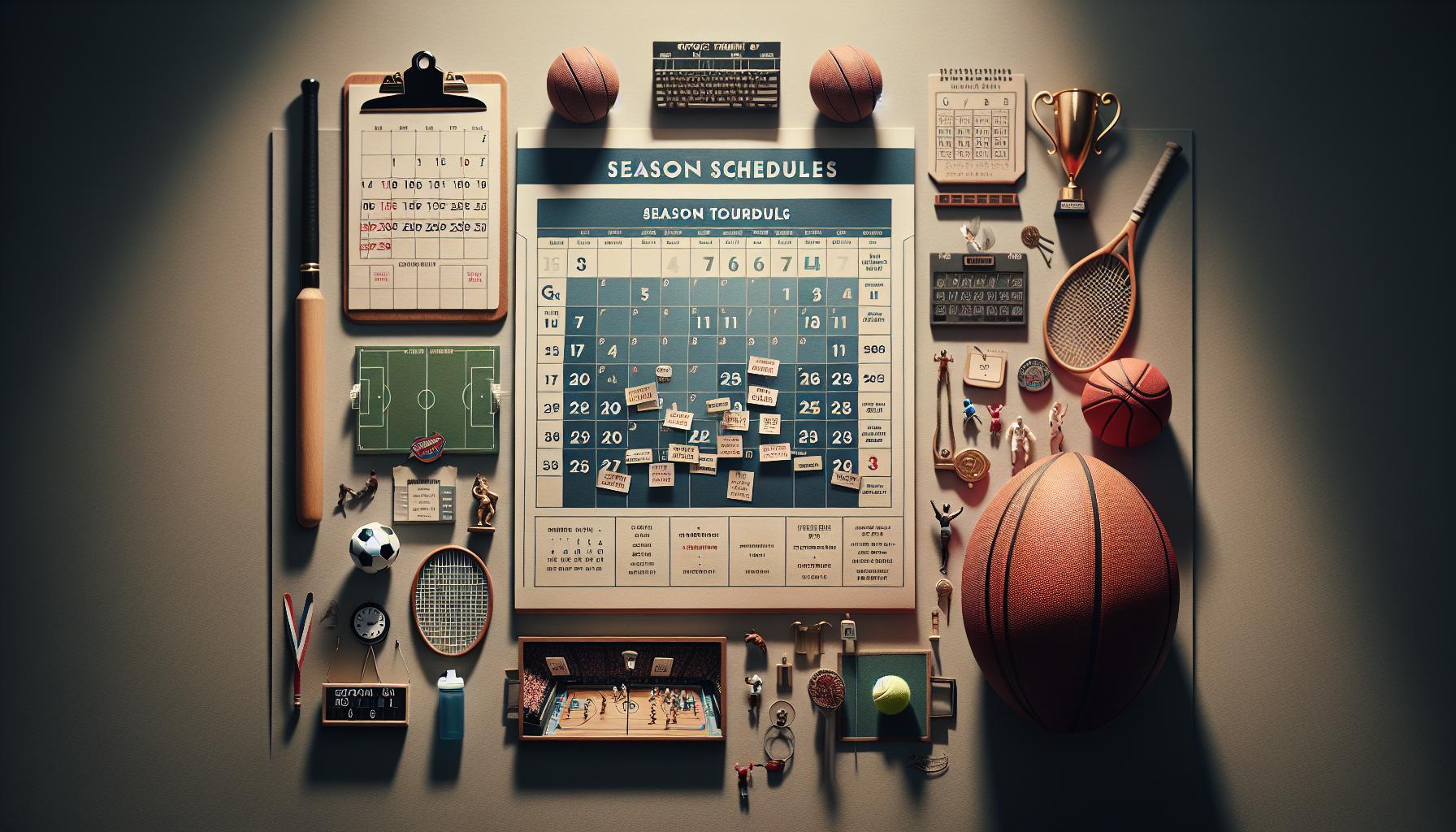 Season Schedule, ‍Key⁢ tournaments, and Event ⁢Highlights