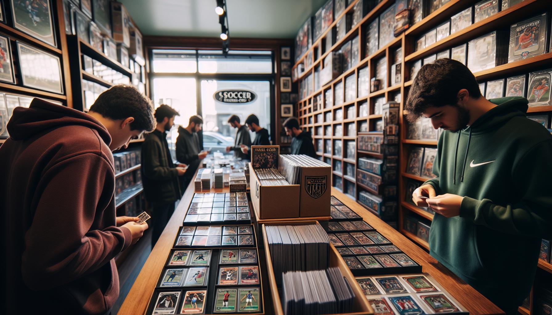 Top Local Stores‌ and Hobby Shops for Soccer Trading Cards