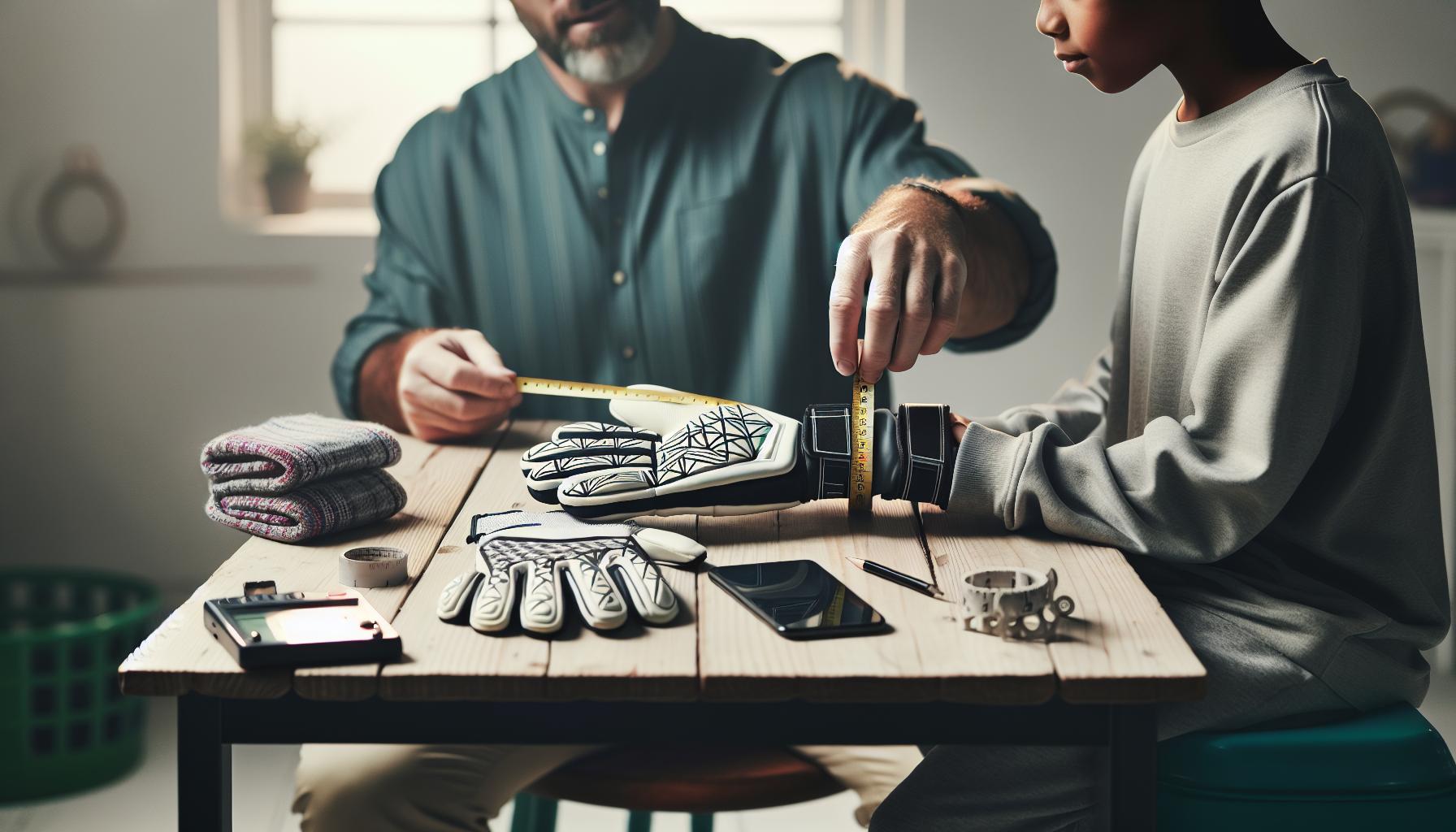 Measuring Your Young Goalie's Hand Accurately