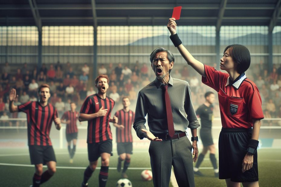 What happens when a soccer coach gets a red card: Notorious Records