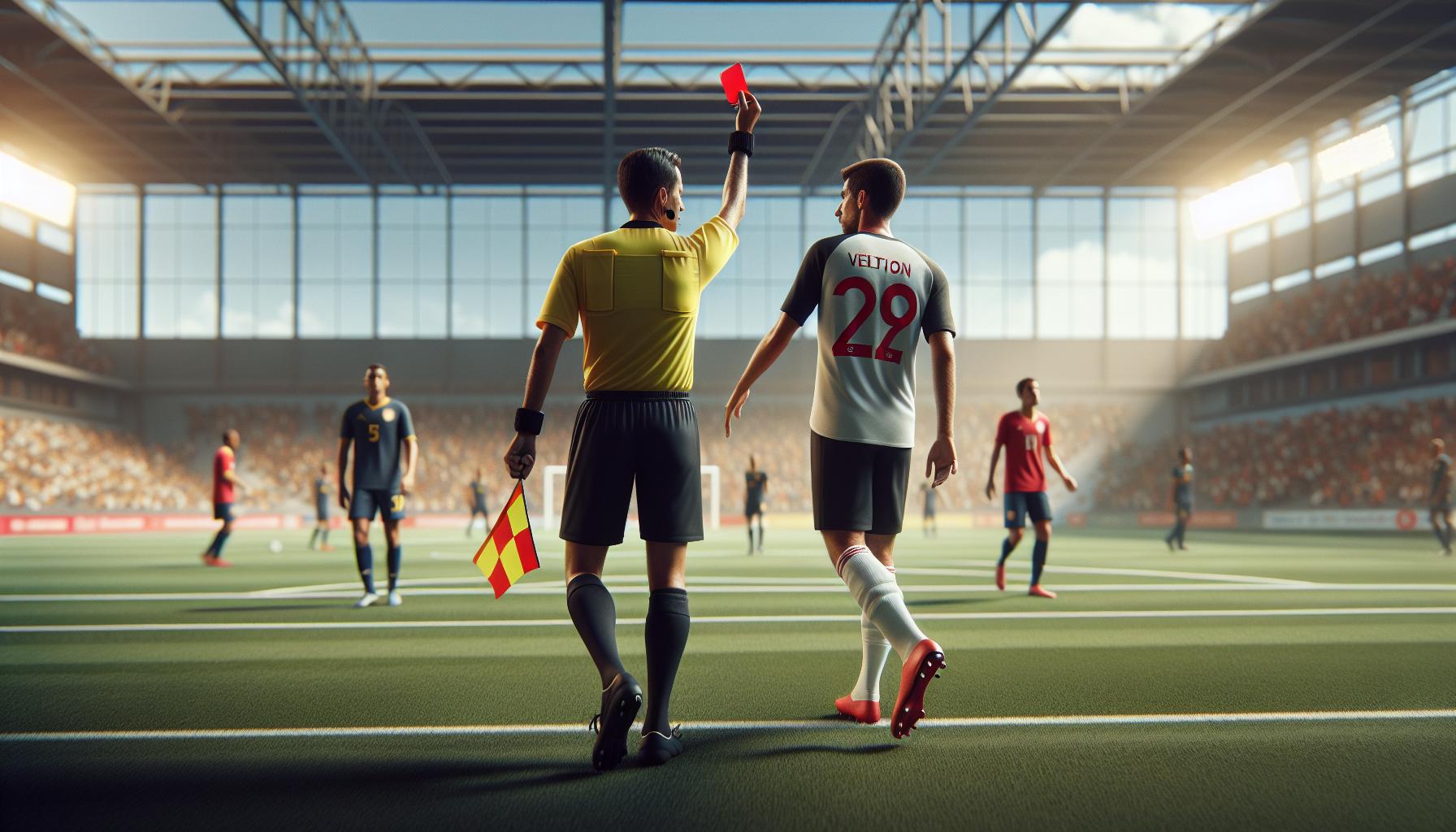 How Two Yellow Cards ​Lead to a red Card and‍ Player Ejection
