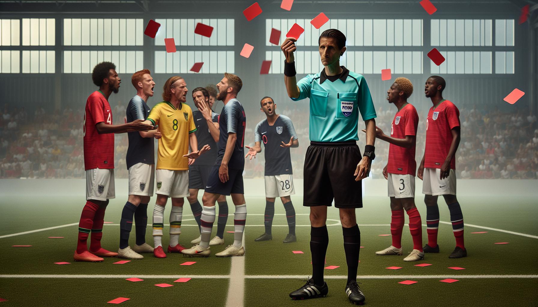 The ‍Most Red Cards⁣ Ever⁣ Shown⁢ in a ‍Single Soccer‍ Match