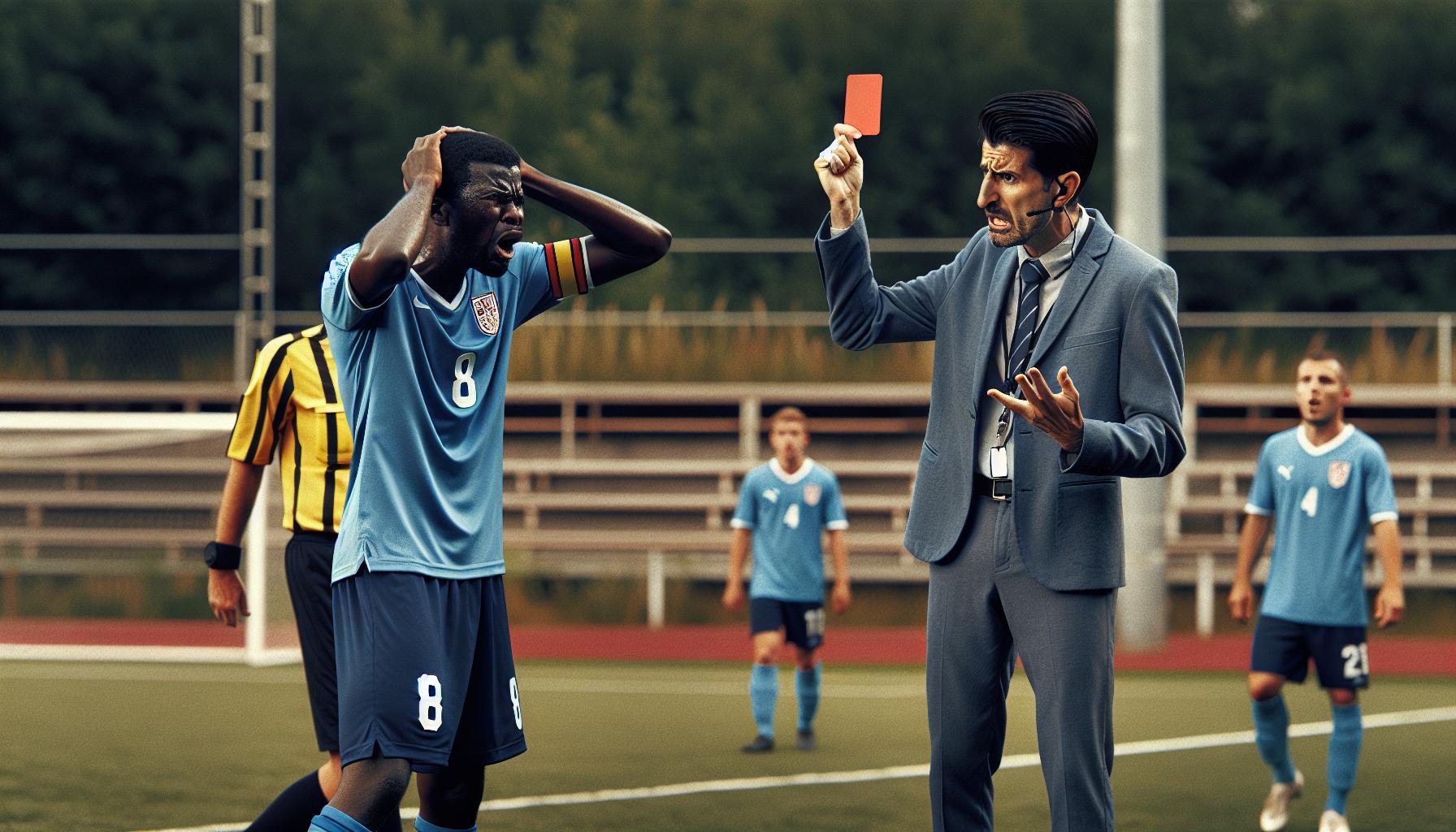 What does a red card mean in soccer olympics: Unveiled - What You 2 Player and Coach Reactions to Red Card Decisions