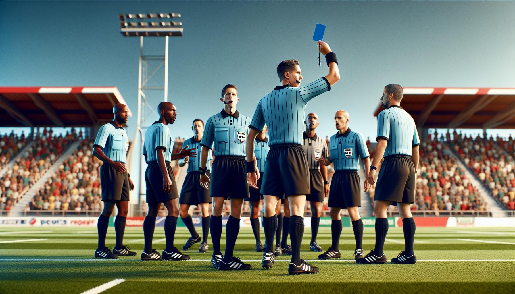 Referees' Perspectives: When and Why They Use the Blue Card