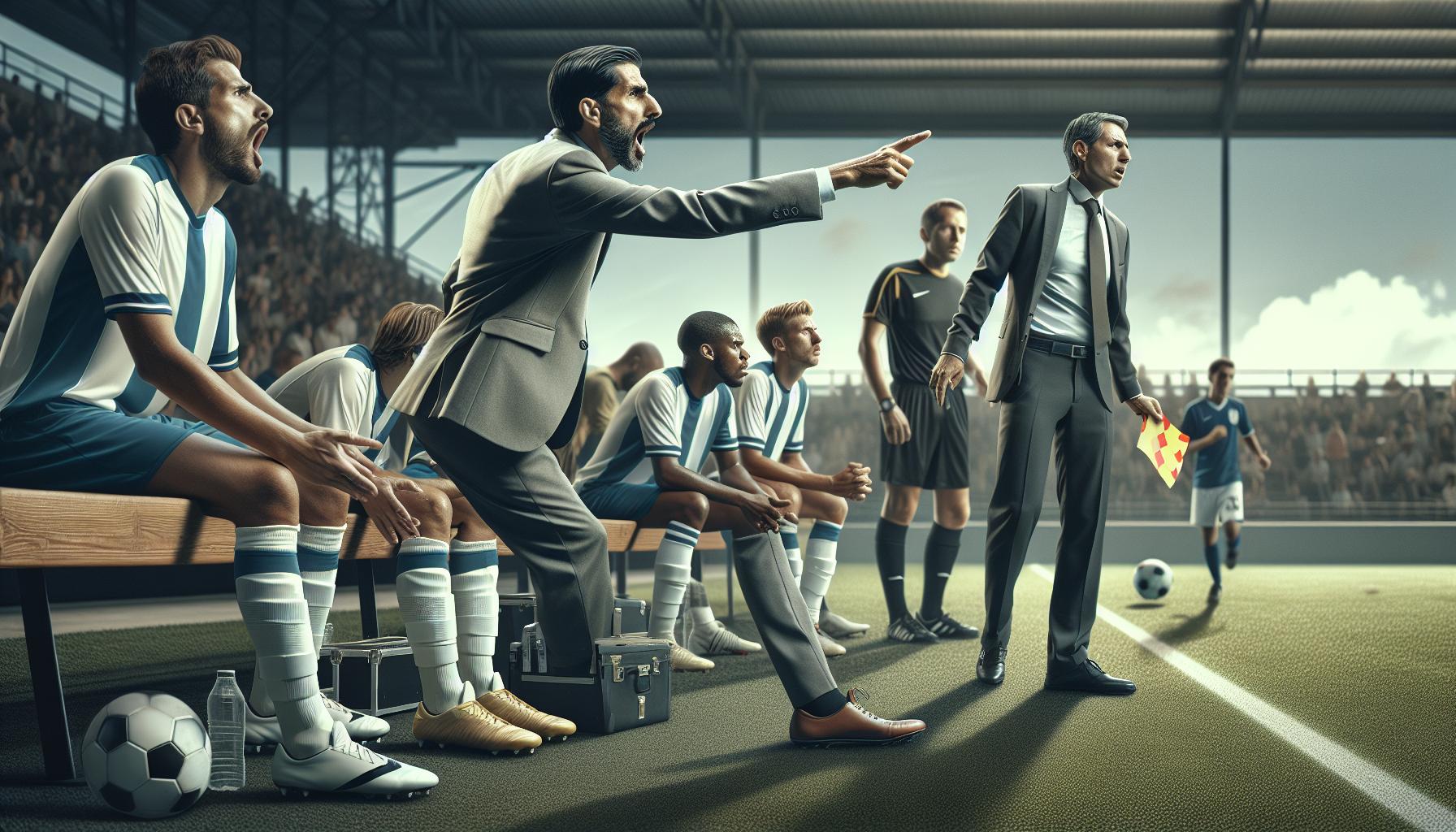 tactical Shifts When a Coach Is Sent Off