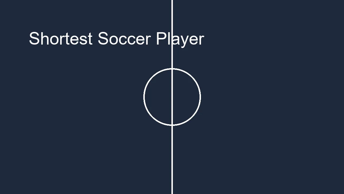 Shortest Soccer Player