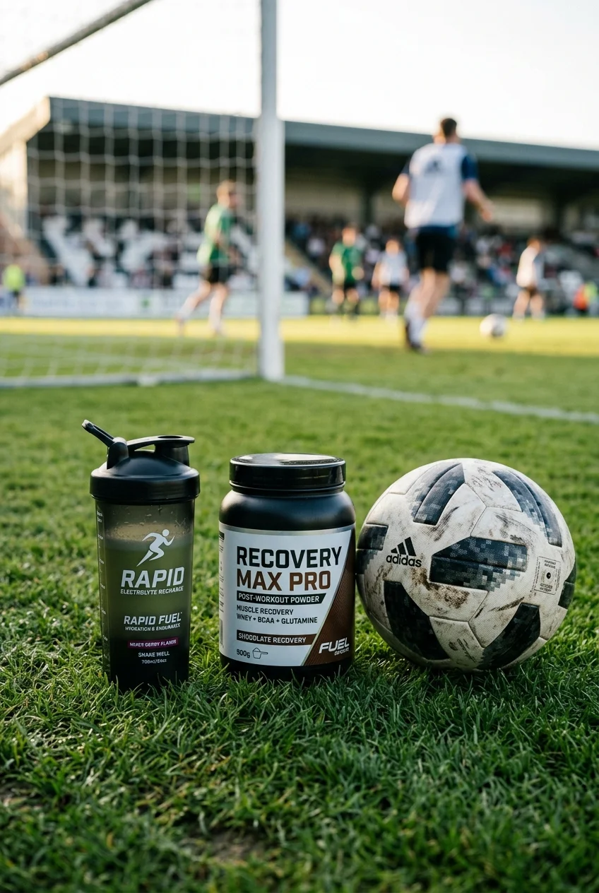 Post-Match Muscle Recovery Protocol: 10 Steps to Zero Soreness 11 Post-Match Muscle Recovery Protocol - Rapid Electrolyte & Glycogen Replenishment Shake (AI Generated Image)