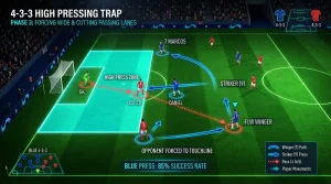 The 4-3-3 Pressing Triggers Playbook (Tactical Breakdown from X)